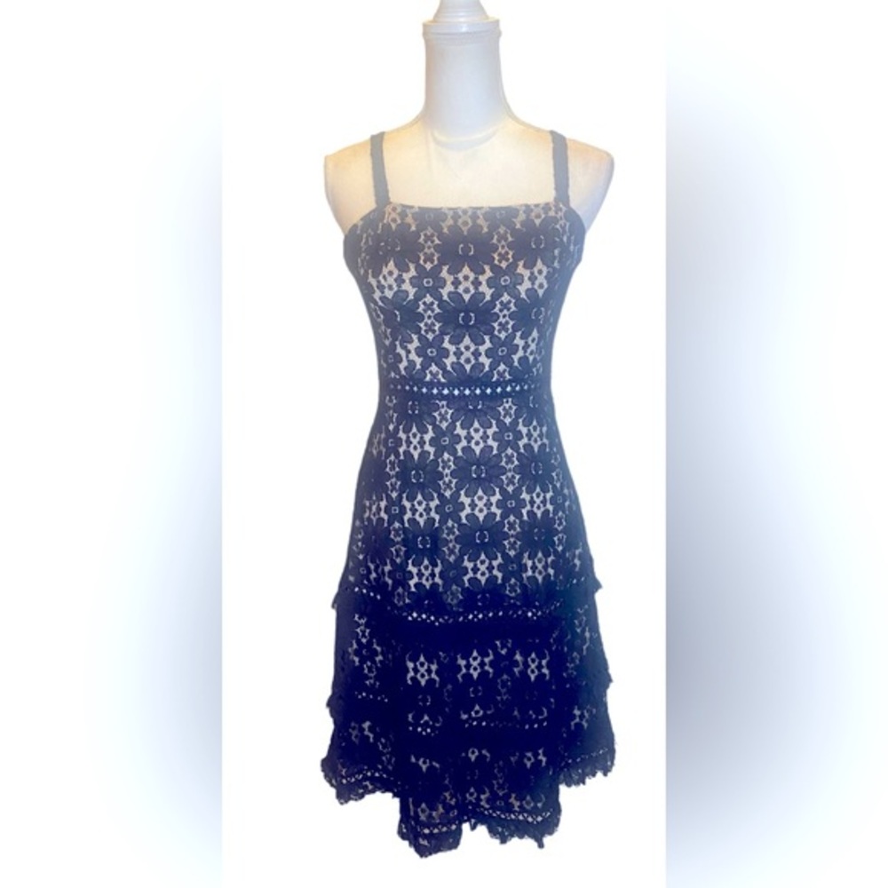 AQUA midi dress